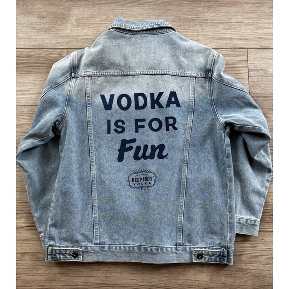 Deep Eddy Vodka Jackets & Blazers - Deep Eddy Vodka Promotional Merch Jean Jacket Size Large Austin Born Texas